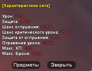 характеристики сета медведя